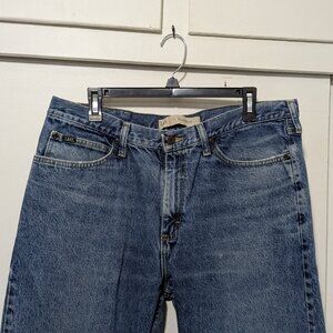 LEE - MEN'S 36 X 29 - BLUE DENIM REGULAR FIT JEANS